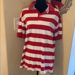 Gently used collard shirt, no damage